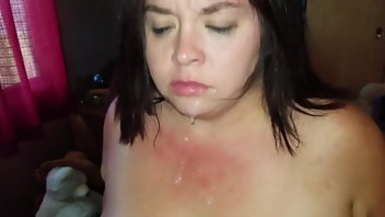 Amateur Blowjob BBW Cumshot 