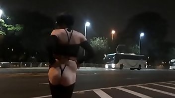 Crossdresser Outdoor Flashing 