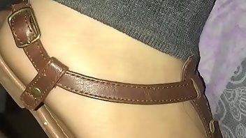 Shoejob Cumshot Cum Pussy 