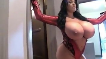 BBW British Latex Big Tits 