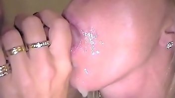 Bathroom Cumshot Facial MILF 