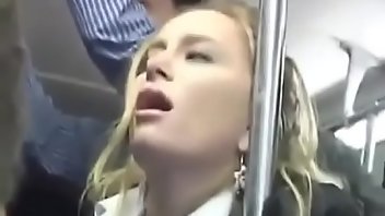 Cinema Blonde Blowjob Oral Bus 