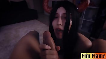 Halloween Teen Creampie Blowjob 