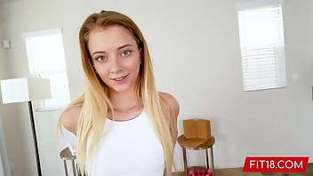 Unshaved Teen Blonde Skinny 