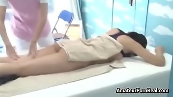 Sexy girl massage movie with kinky asian cunts