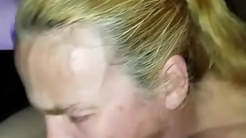 Boss Blonde Blowjob Wife Deepthroat 