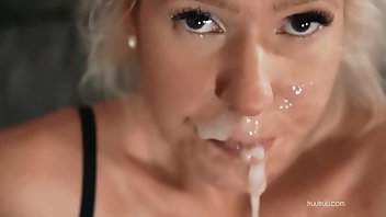 Cumshot Compilation Facial Blonde MILF 