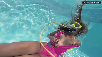 Underwater Bikini Solo Shower 