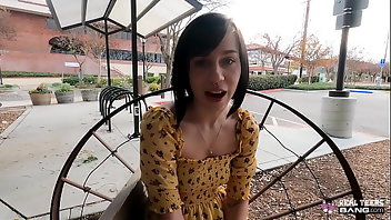 Ugly Teen Outdoor Pornstar Blowjob 