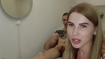 Pump Blonde MILF Handjob 